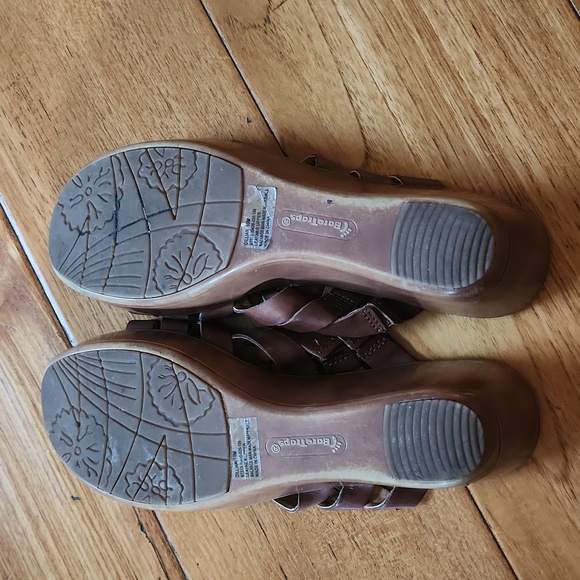 Baretraps brown wedge platform sandals, leather upper, 10M - Picture 6 of 10